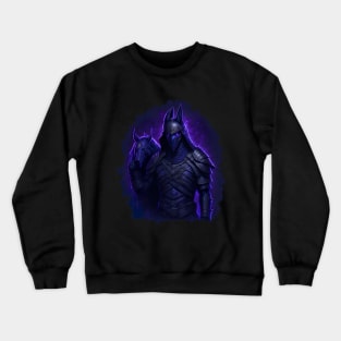 "Warrior of the Night: A Magical Warrior Embracing Splendor" Crewneck Sweatshirt